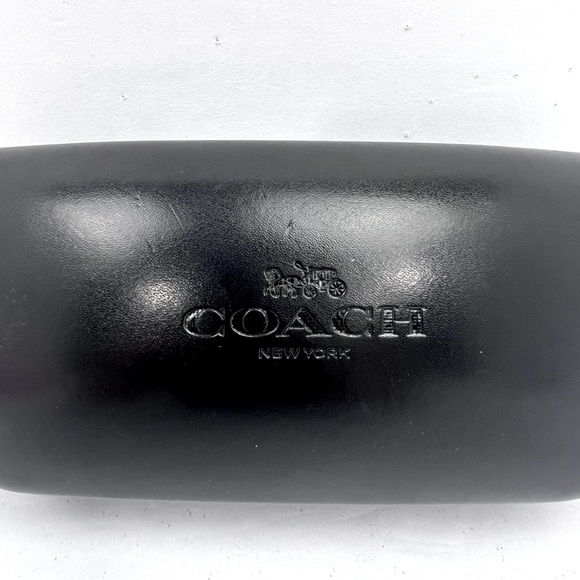COACH, SUNGLASSES CASE ONLY, BLACK, UNISEX - Picture 5 of 11